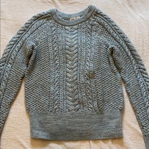 Cable-knit sweater